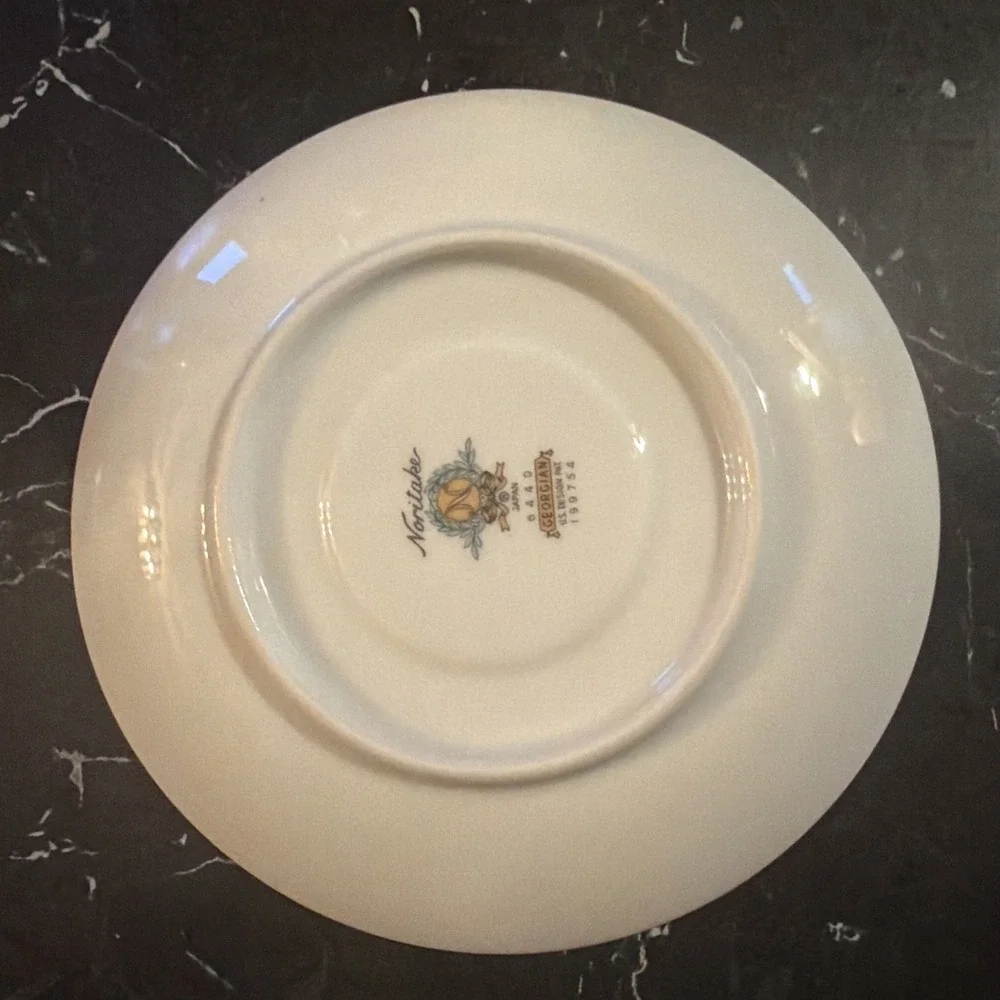 Vintage Noritake Georgian Saucer Plates 6
